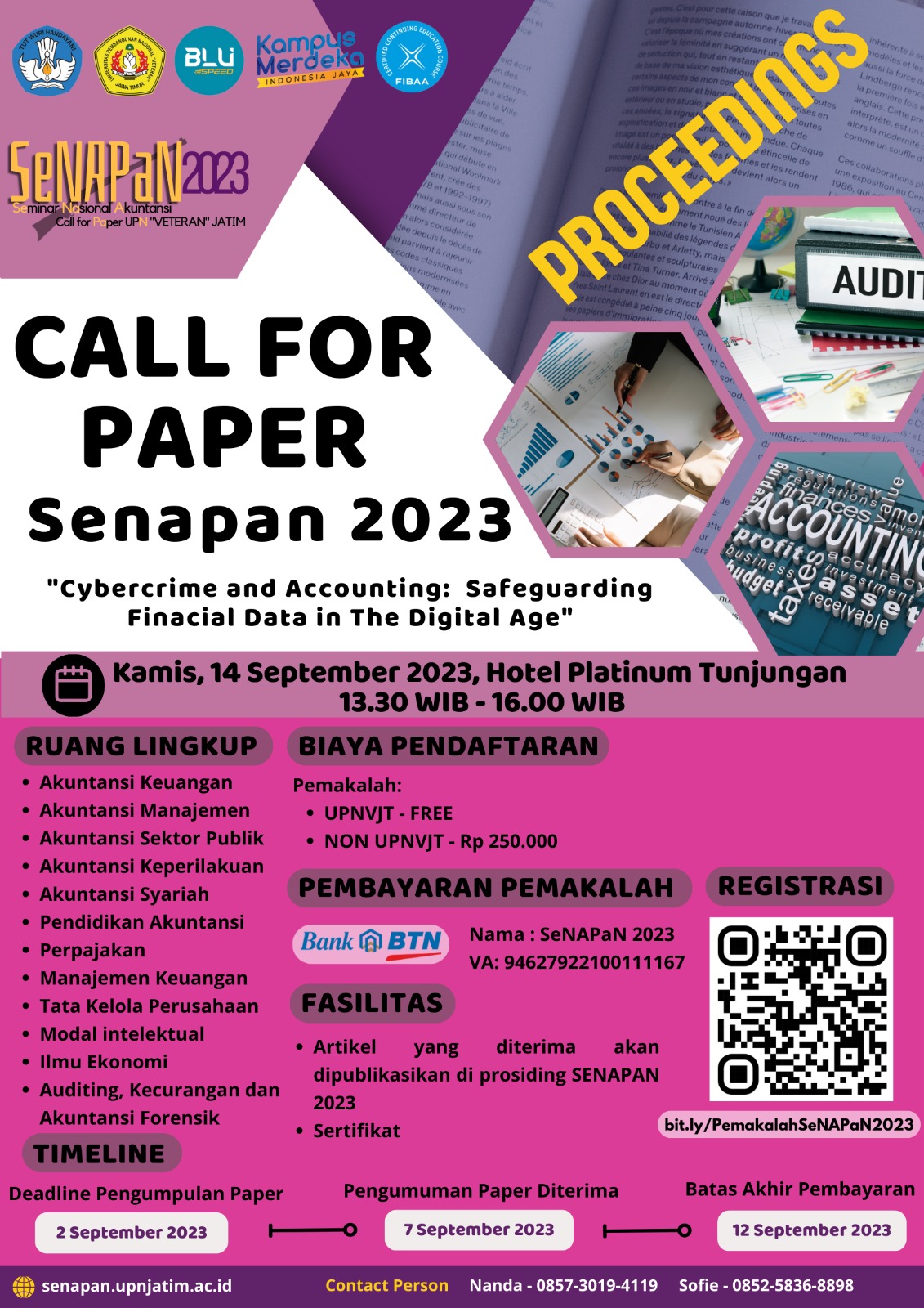 Seminar Nasional Akuntansi dan Call for Paper (SeNAPaN) 2023